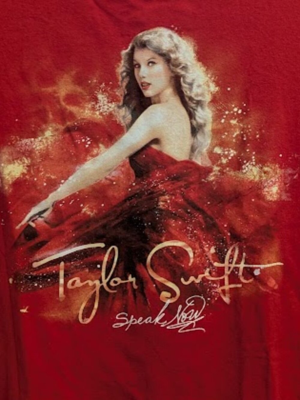 Taylor Swift Rare Speak Now World Tour T-Shirt